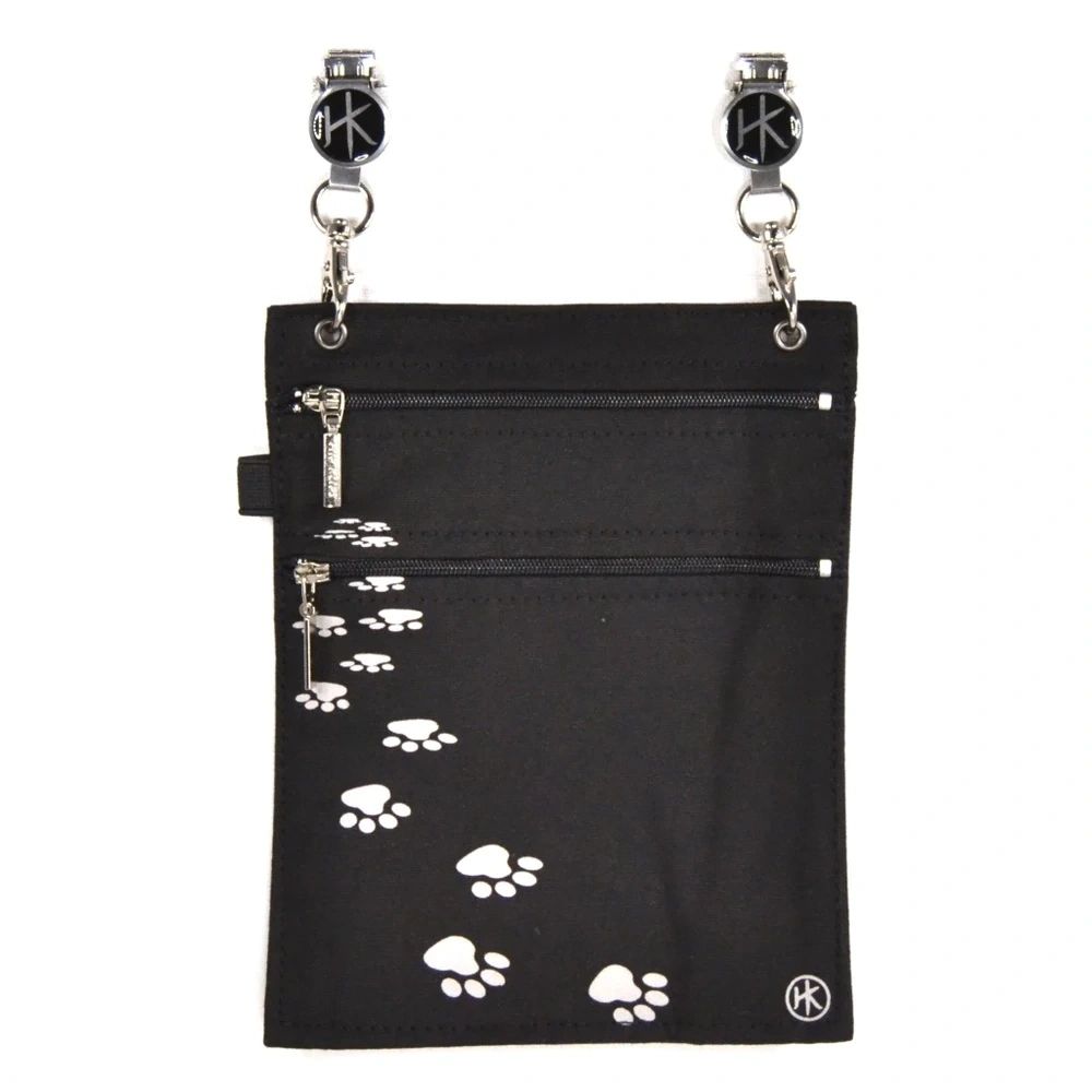 Hip Klips Cell Phone Pocket, XLrg, EMF/RFID, 'Dog Paw'